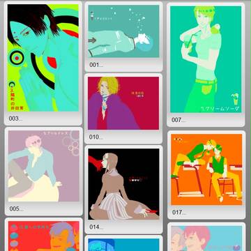 #リプもらった番号の色で絵を描く