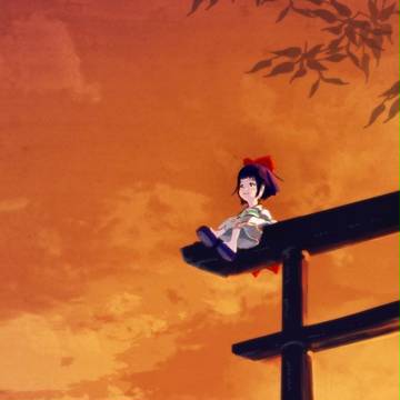 夕日とお盆の終わり