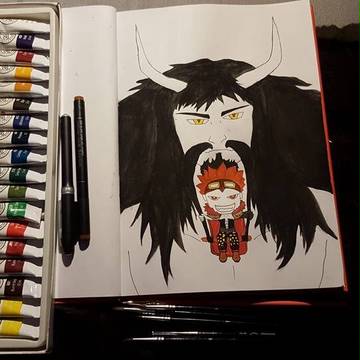 Papa!Kaido & Eustass Kid