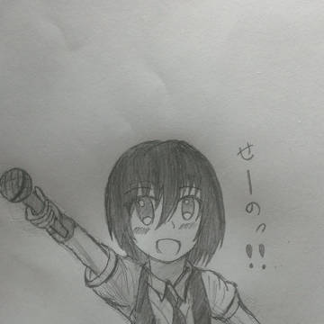 短髪元気なヒーローショーのお姉さん