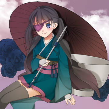 和装の女の子描いてみた!