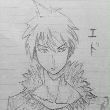 シャーペン描き エドワード