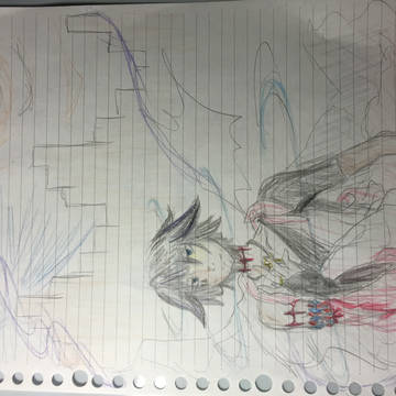 ラクガキ×アナログ×色鉛筆