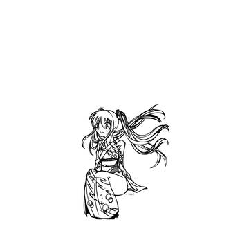 和装 初音ミク