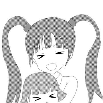 亜利沙と茜ちゃん人形