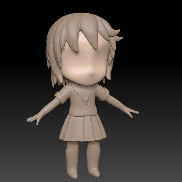 デフォルメ深雪　※制作途中