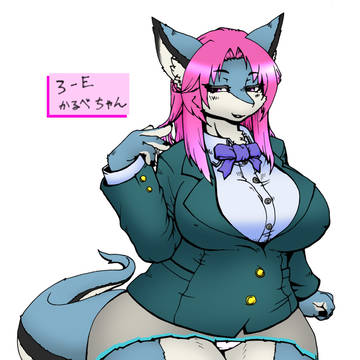 【診断】あなたを女子高生化してみたー【ケモノ化】