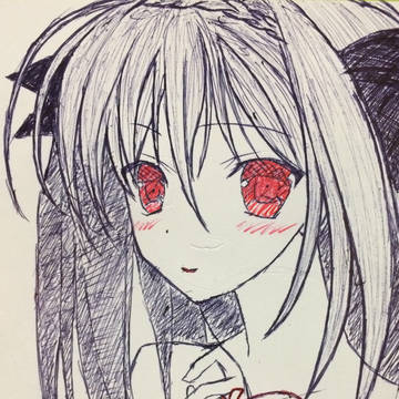 ボールペンのみでルナ様