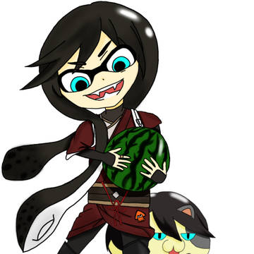 兼さん堀川くん　スプラトゥーン化