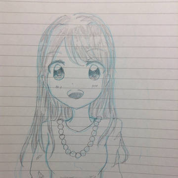 女の子(落書き)