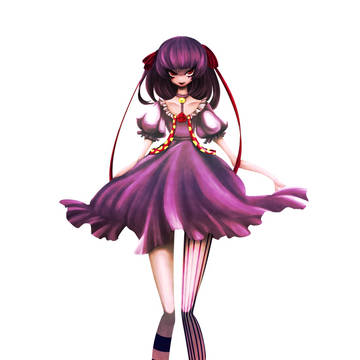 黒髪ロング