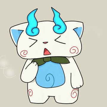 暑そうなコマさん