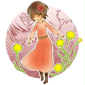 花と少女