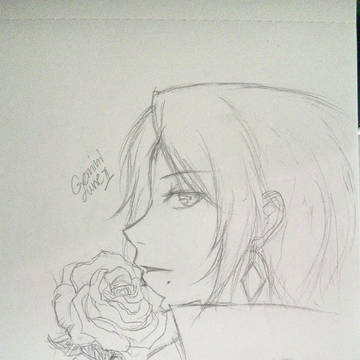 Kashuu and rose