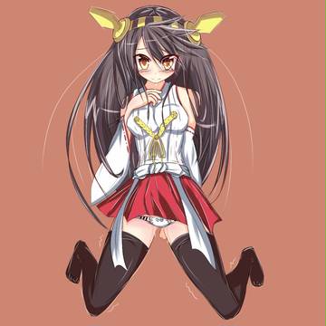 艦これ　榛名（ハルナ）　提督さん？どこを・・・見ているんですか？