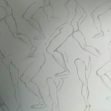 leg drawing practice day 1 /8.31