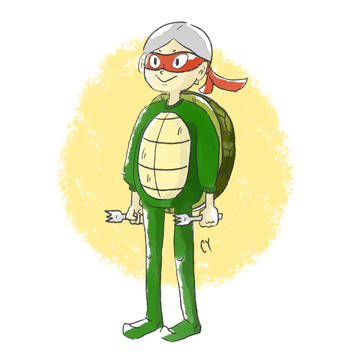 リエーフ x TMNTコスプレ
