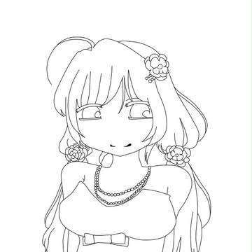 のんたん-線画