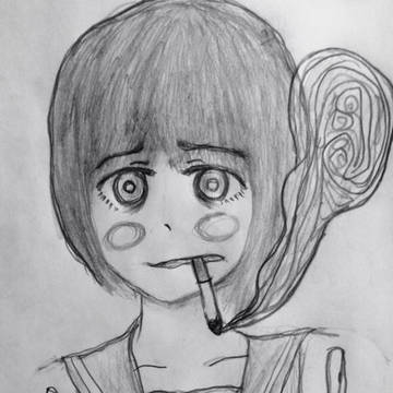 喫煙セーラー服