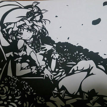 切り絵 レミリア