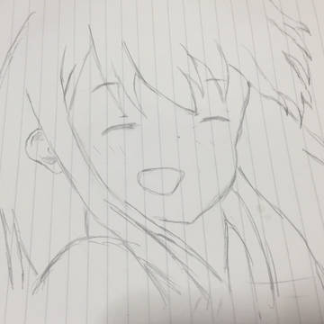 下書きうまるちゃん（初書き）