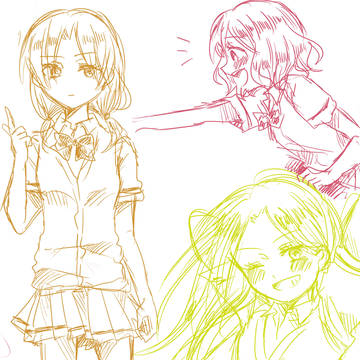 暗殺女子らくがき