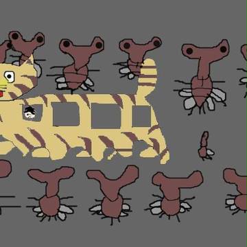 セミがよけてるぅ～
