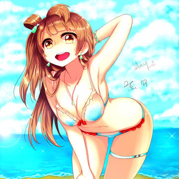 南ことり  练習を塗る