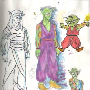 A bunch of Namekians etc