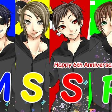 【顔捏造注意】祝6周年！！