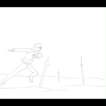 fate 戦闘 その3　100コマくらい
