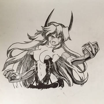グローリアさん描いてみた