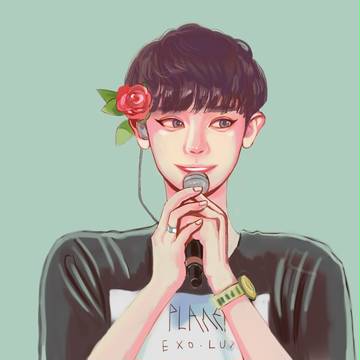 EXO CHANYEOL ROSE