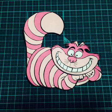 チェシャ猫【切り絵】