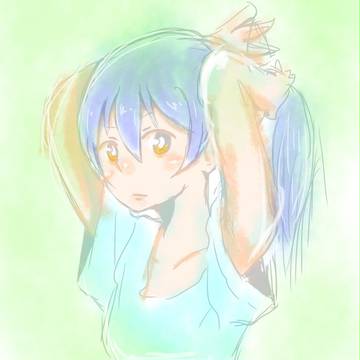 髪たくし上げ海未ちゃん！！