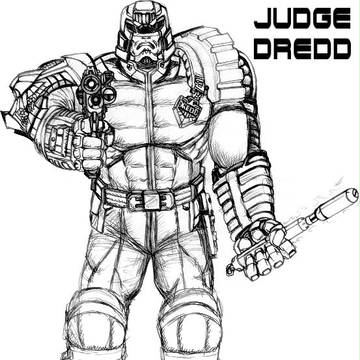 Judge Dredd Fan Art 2