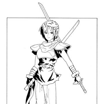 マチュアさん（模写）