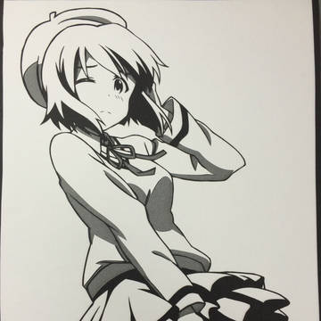 萩原雪歩　切り絵