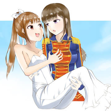 たかにゃん(お姫様抱っこ)