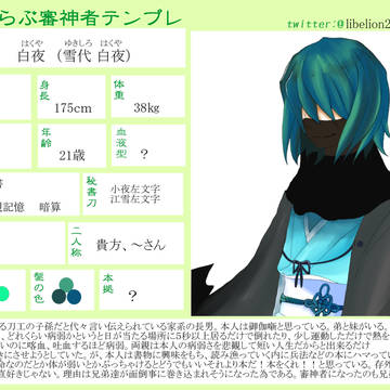 【刀剣乱舞】創作男審神者設定【捏造注意】
