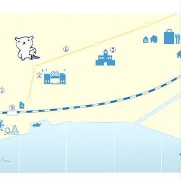 【星の庭】天海原市地図