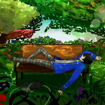 晴れた日は余計に眠たくなるんだよね