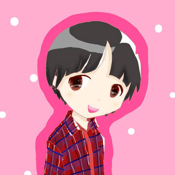 黒髪男子