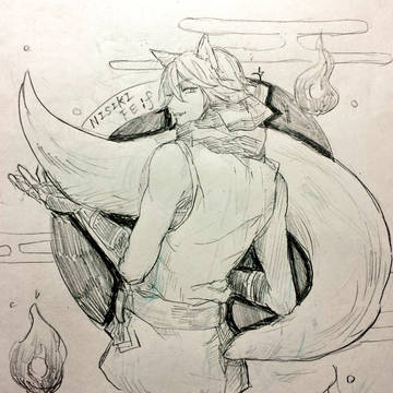 ニシキ落書き
