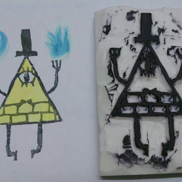 Bill Cipher Stamp
