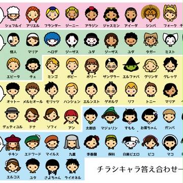 チラシキャラ絵