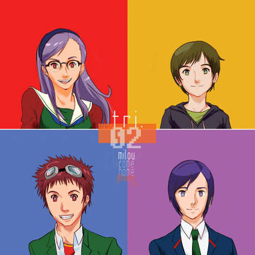 02の四人の選ばれし子供達 tri. ver.