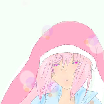 ウサミミ帽子を被せてみたかっただけ