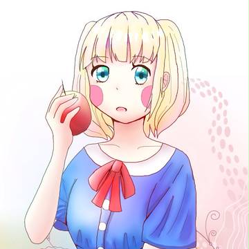 秋だね、りんご食べよ