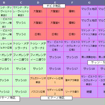 マテーラの地図